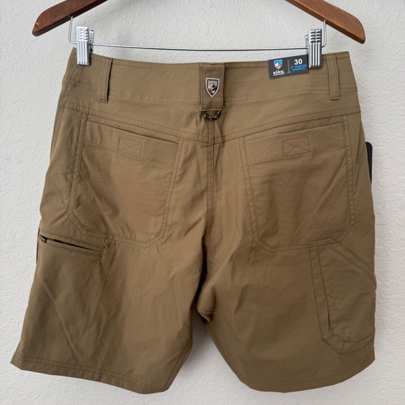 NWT Kuhl Renegade Shorts 8" Buckskin Khaki Quick Dry Men's Size 30 - Picture 4 of 8